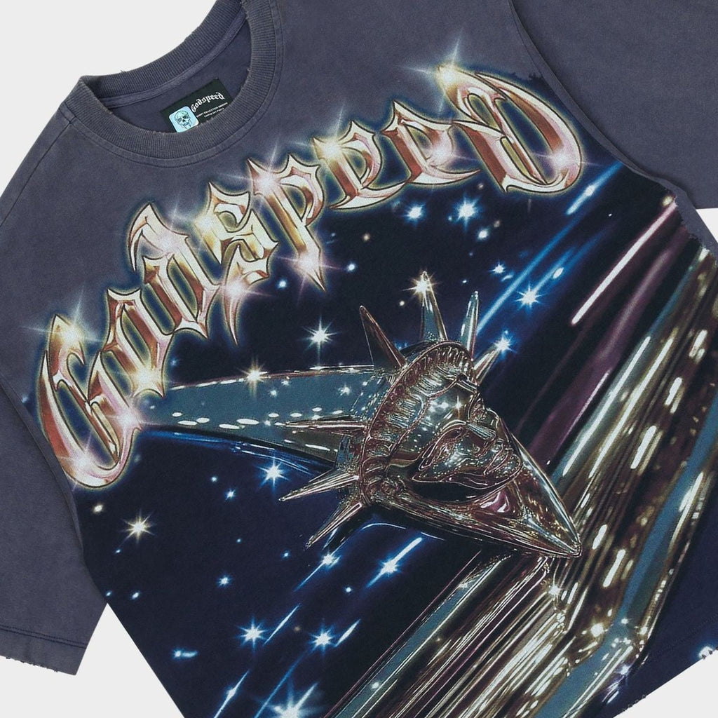 Godspeed Tee Liberty Cruiser Navy