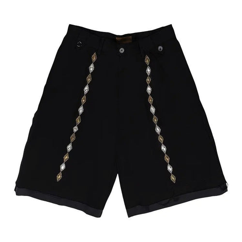 Birth of Royal Child Gemstone Bermuda Shorts Black