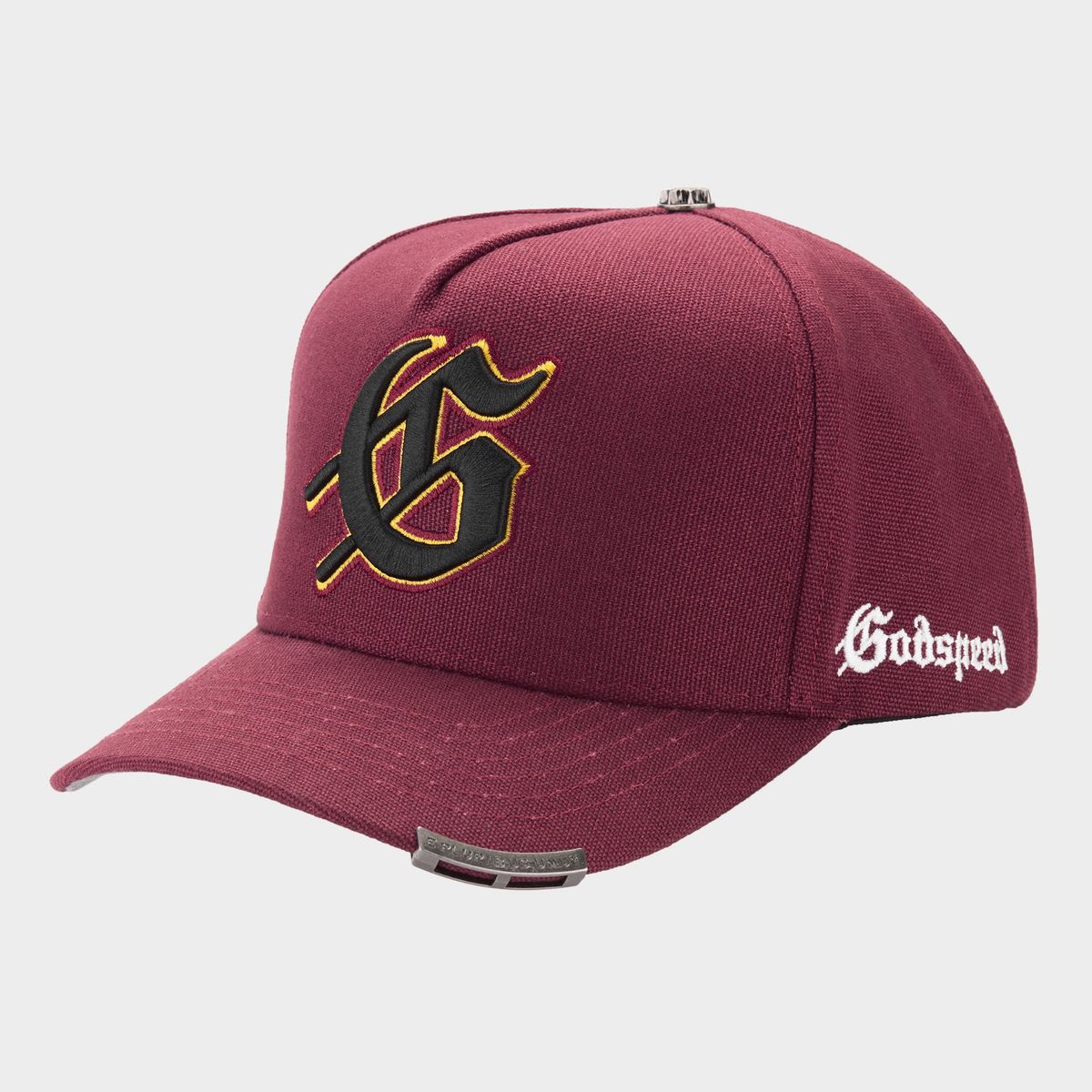 Godspeed Hat Insignia Red Wine