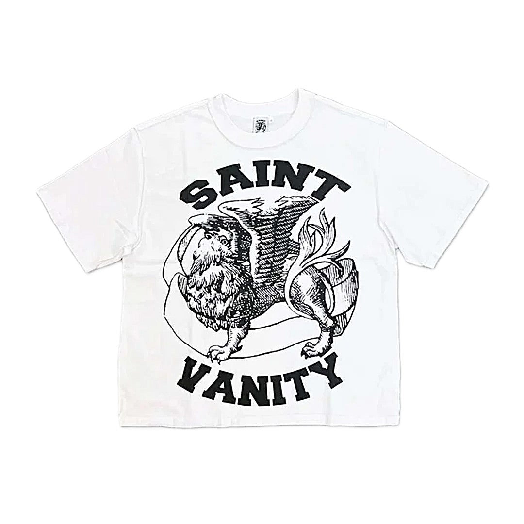 Saint Vanity Tee Griffin White Black