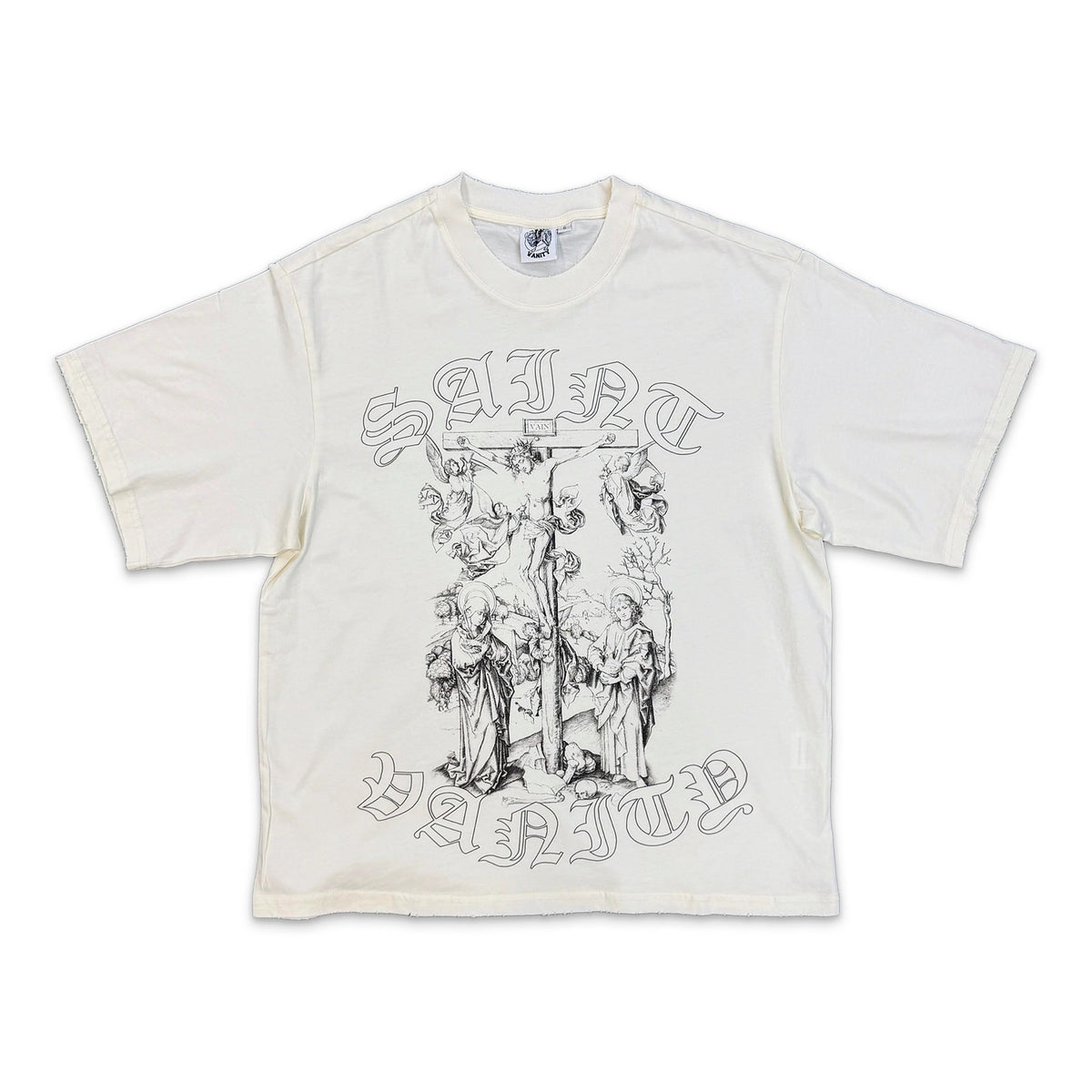 Saint Vanity Tee Cream Cross