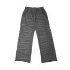 Visionary Club SWEATPANTS GREY "CRASH BURNERS" WIDE LEG