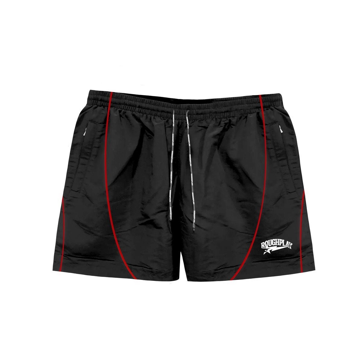 Roughplay Shorts Pipe Black Red