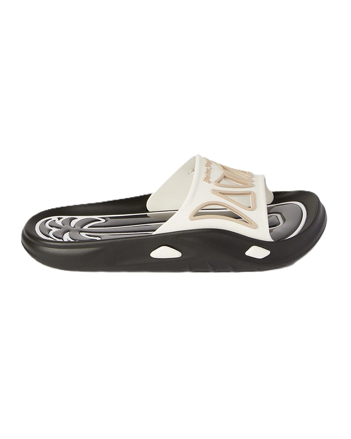 Palm Angels Modular Slides Black White