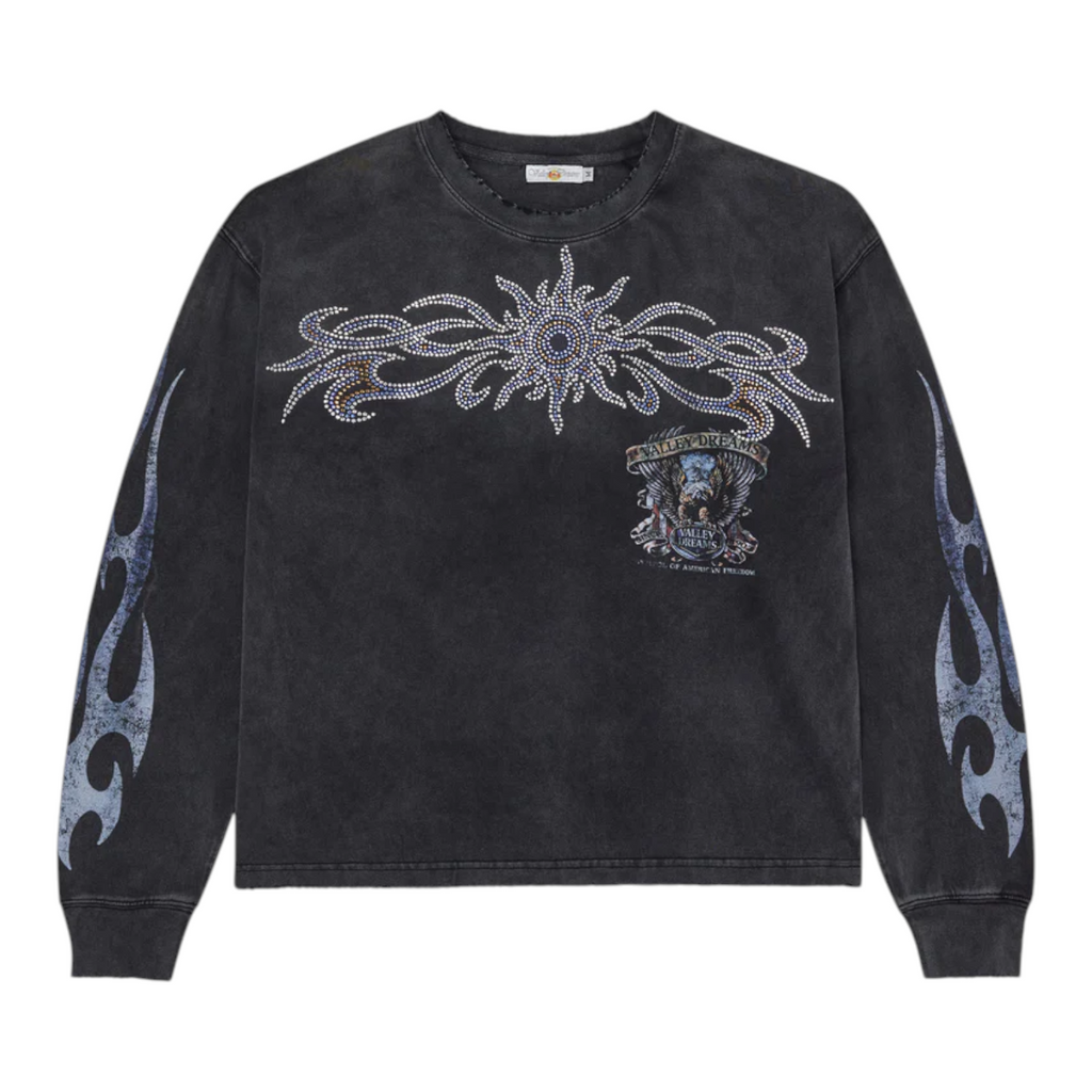 Vale Forever Valley Bling LS Black Wash