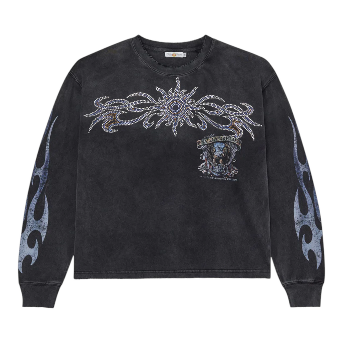 Vale Forever Valley Bling LS Black Wash