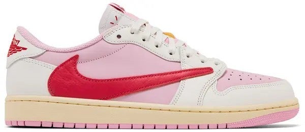 Jordan 1 Low Retro x Travis Scott Sail Tropical Pink