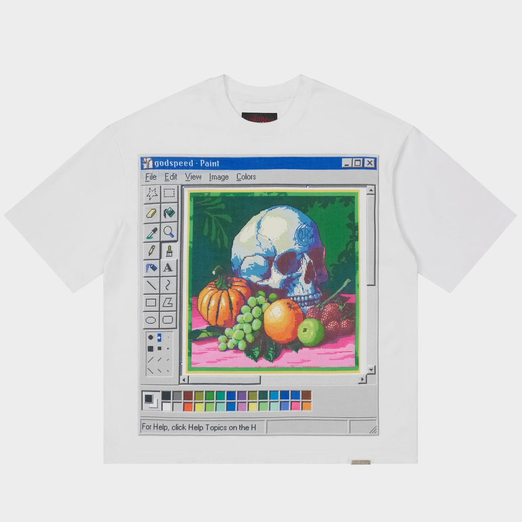 Godspeed Tee GS PAINT White