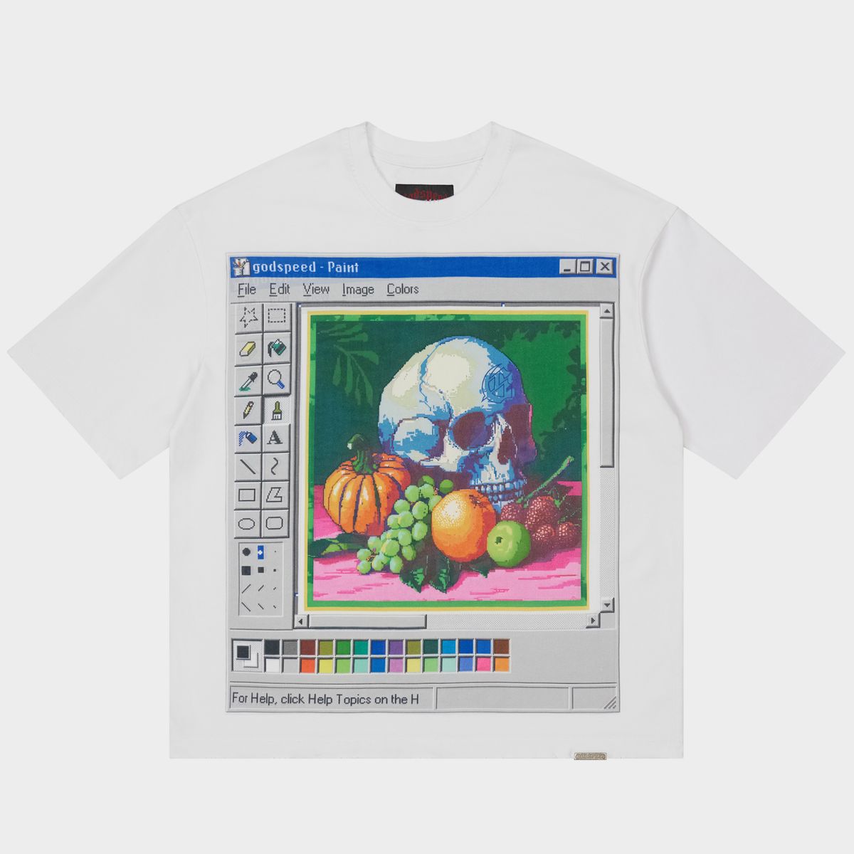 Godspeed Tee GS PAINT White