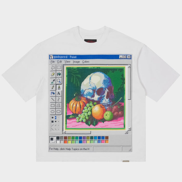 Godspeed Tee GS PAINT White
