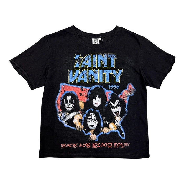 Saint Vanity Tee Kiss Black