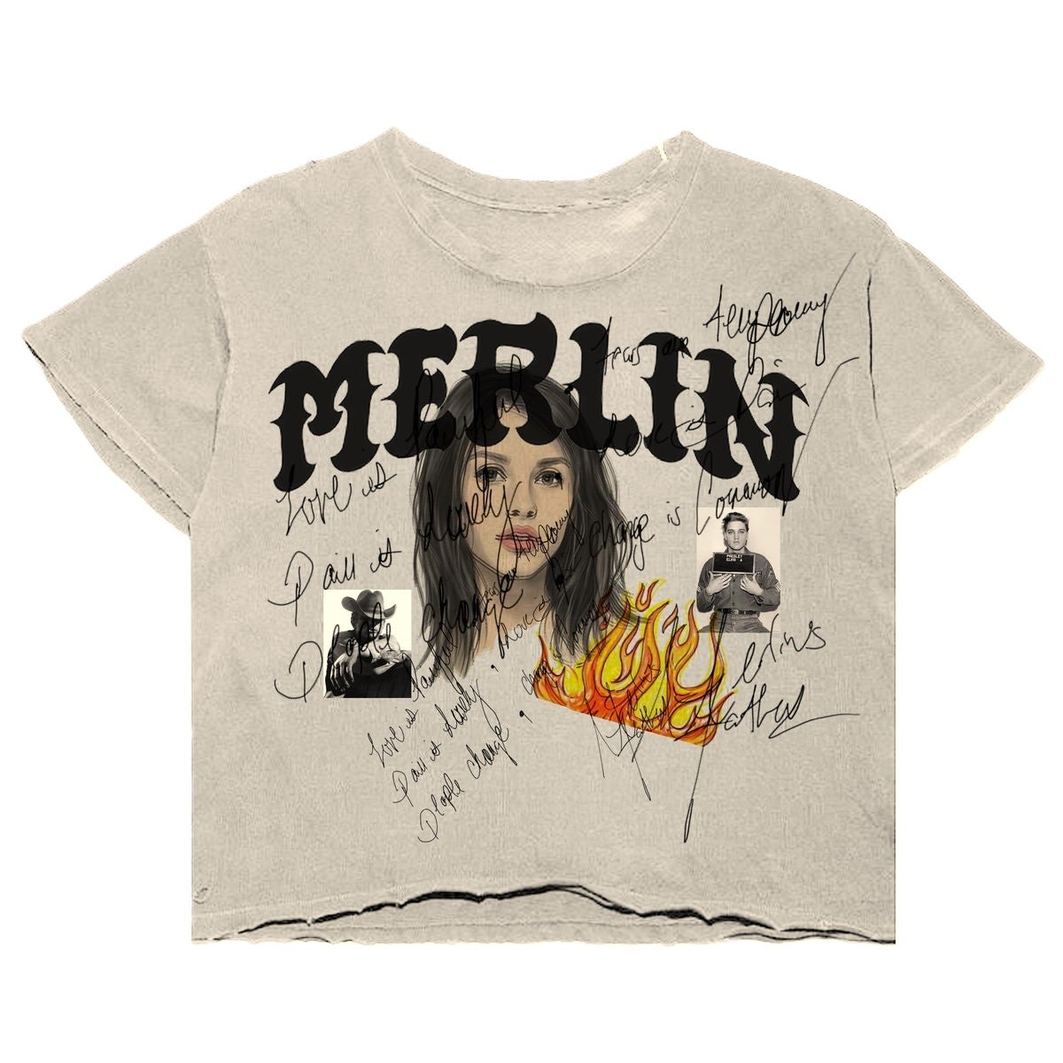 Merlin Father Tee Cream Lady Flame