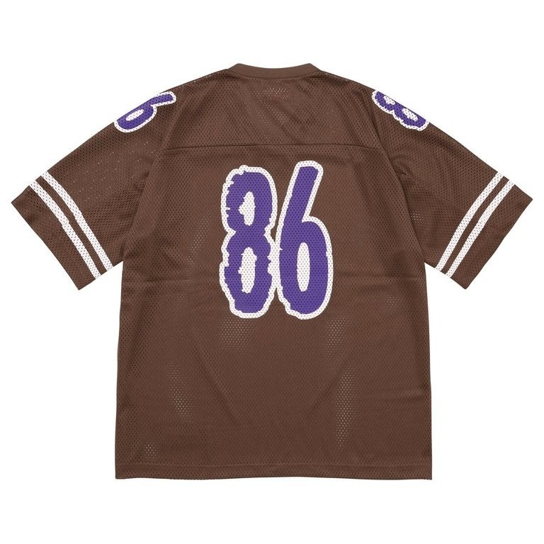 Supreme Brown Reflective Football Jersey