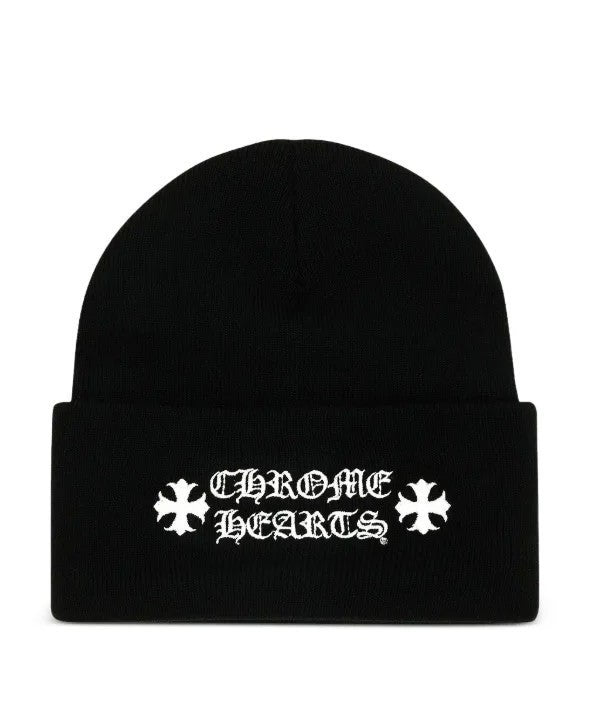 Chrome Hearts Logo Beanie Black
