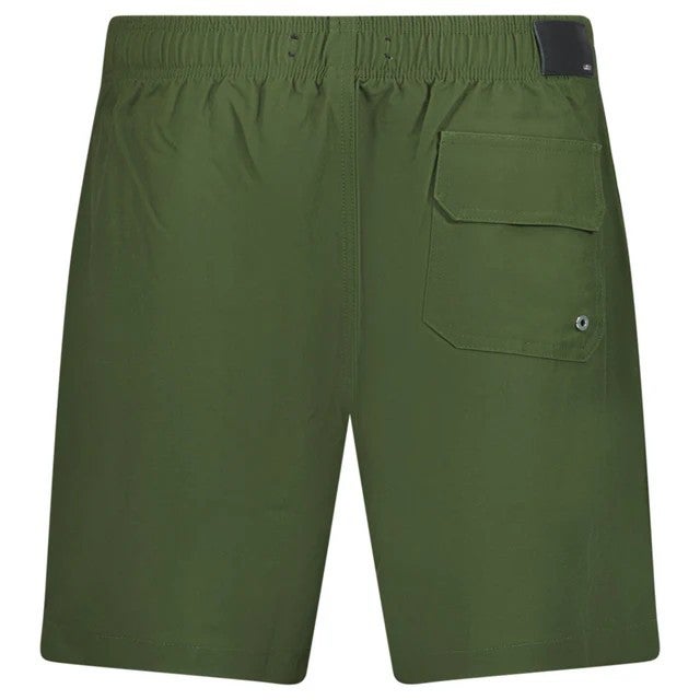 Amiri Swim Shorts Core Logo Olive Green