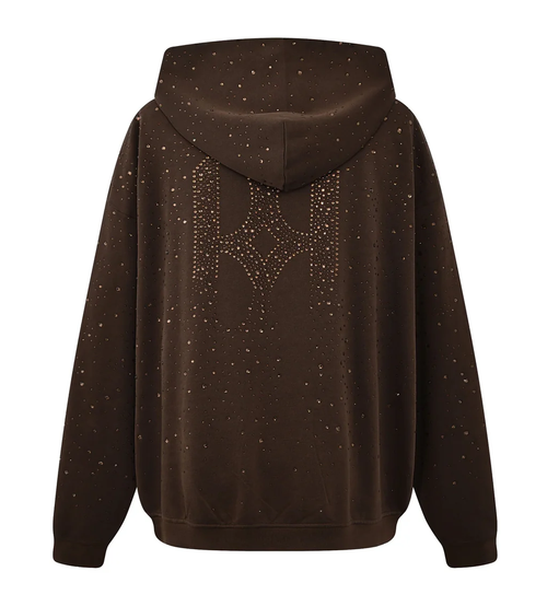 Birth Of Royal Child Hoodie Brown 20k Swarovski