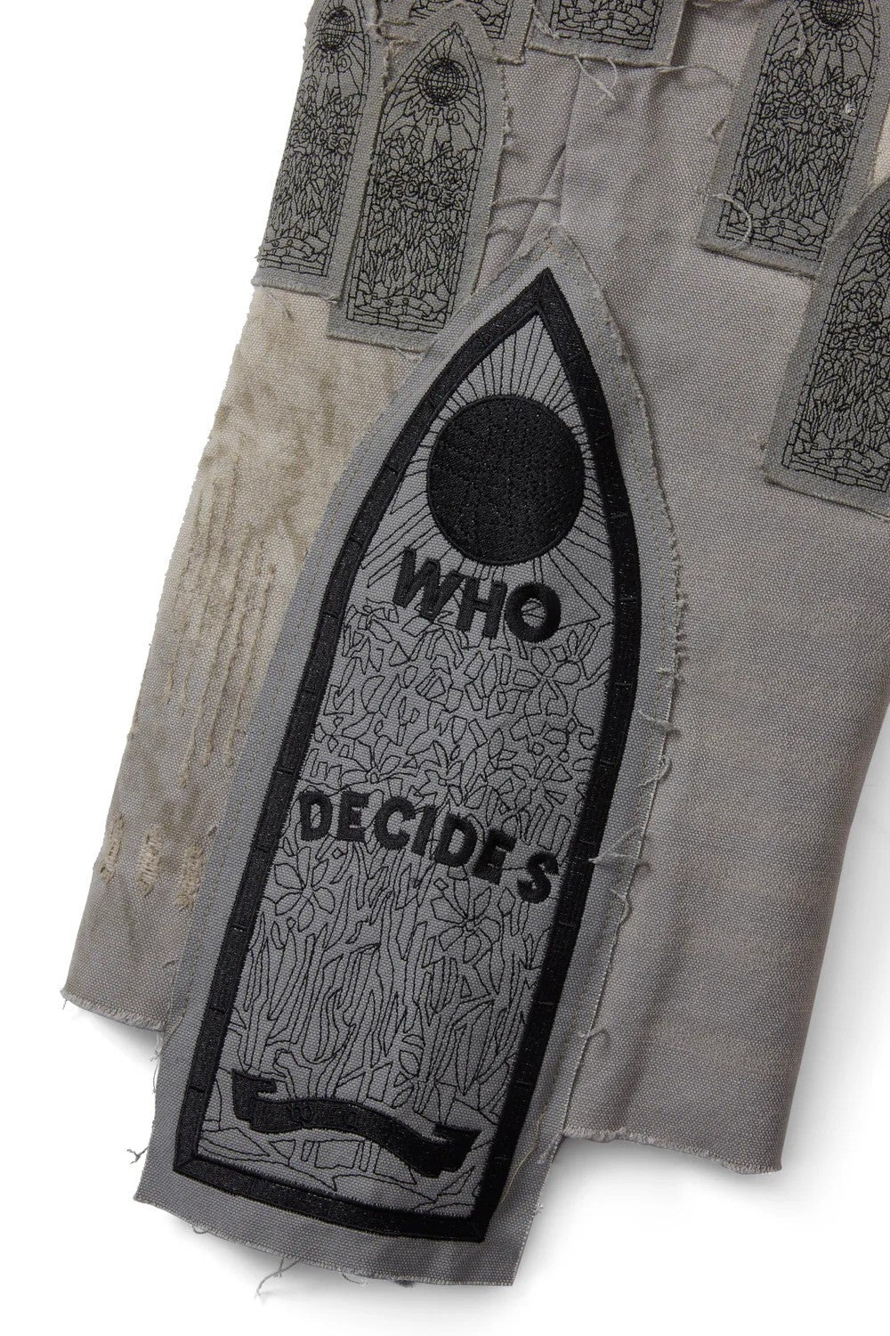 Who Decides War Shorts Patch Arched Carpenter Grey