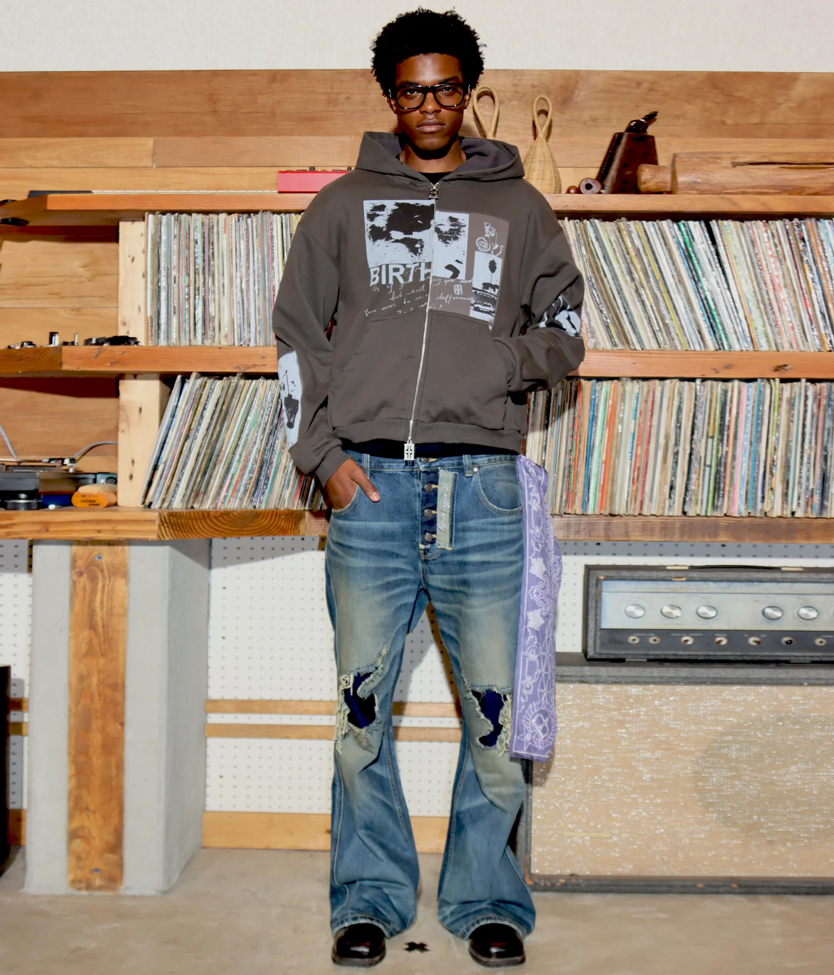 Birth Of Royal Child Hoodie Vintage 90s Hollywood