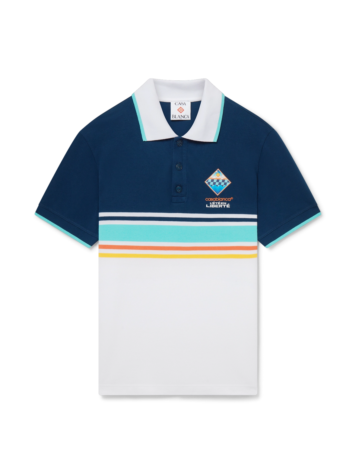 Casablanca Polo Tee The L'Été En Liberté Blue