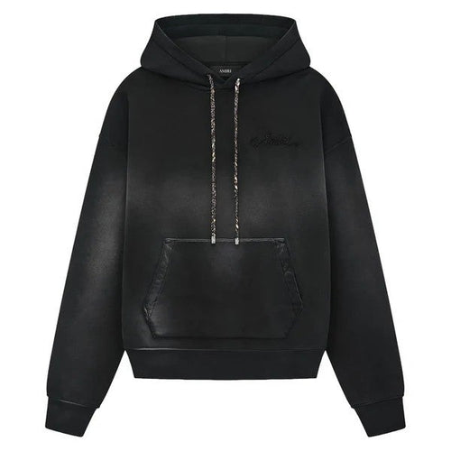 Amiri Hoodie Bleach Bandana Black