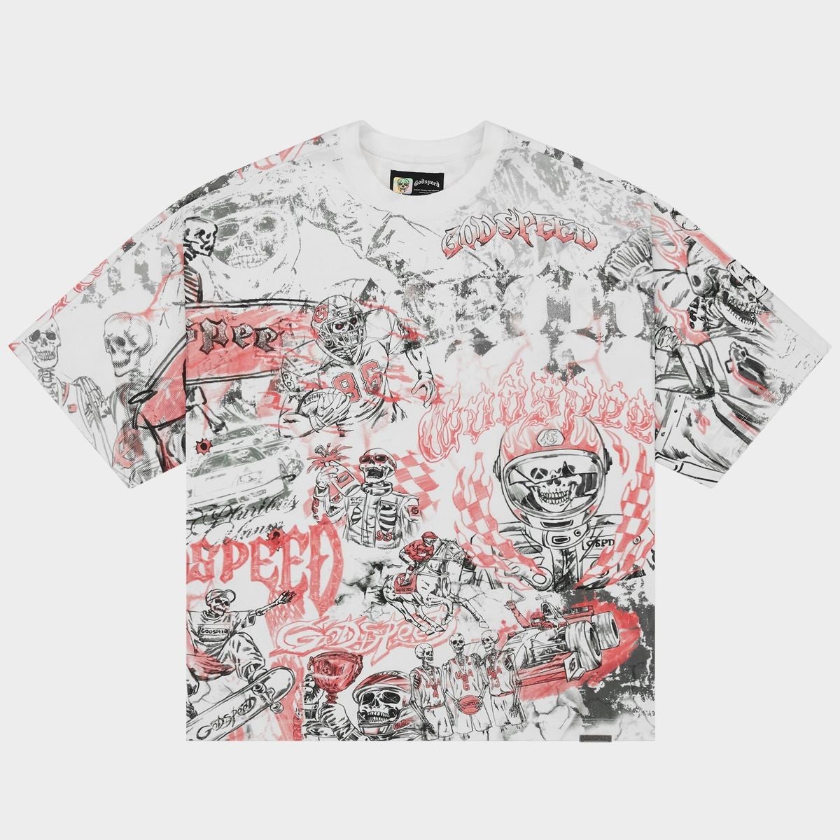 Godspeed Tee Sketch Archive White