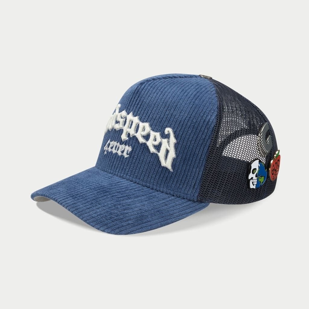 Godspeed GS FOREVER TRUCKER HAT Saphire Corduroy