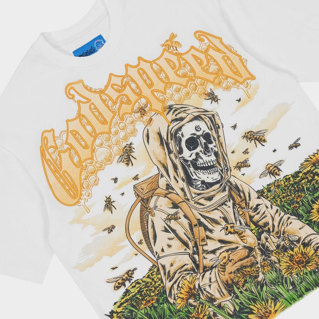 Godspeed Tee Save the Bees II NG White