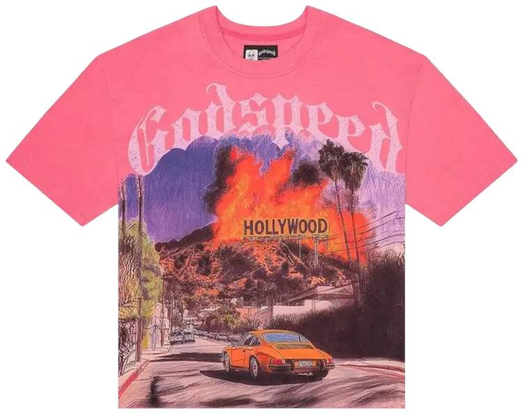 Godspeed Tee Los Scandalous Pink