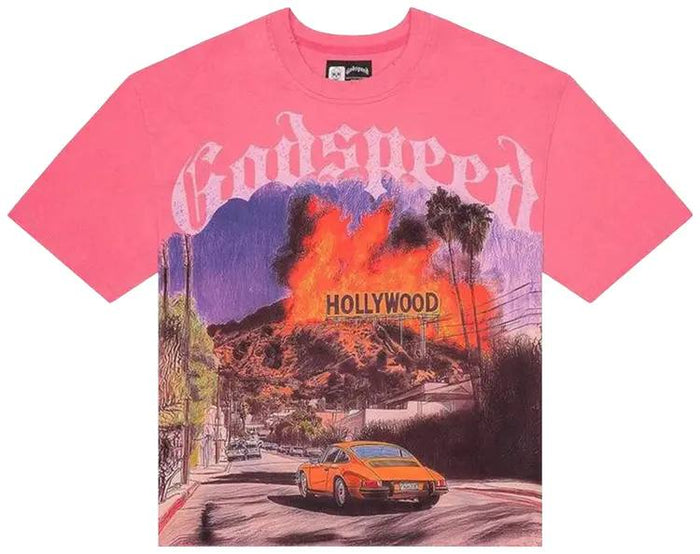 Godspeed Tee Los Scandalous Pink
