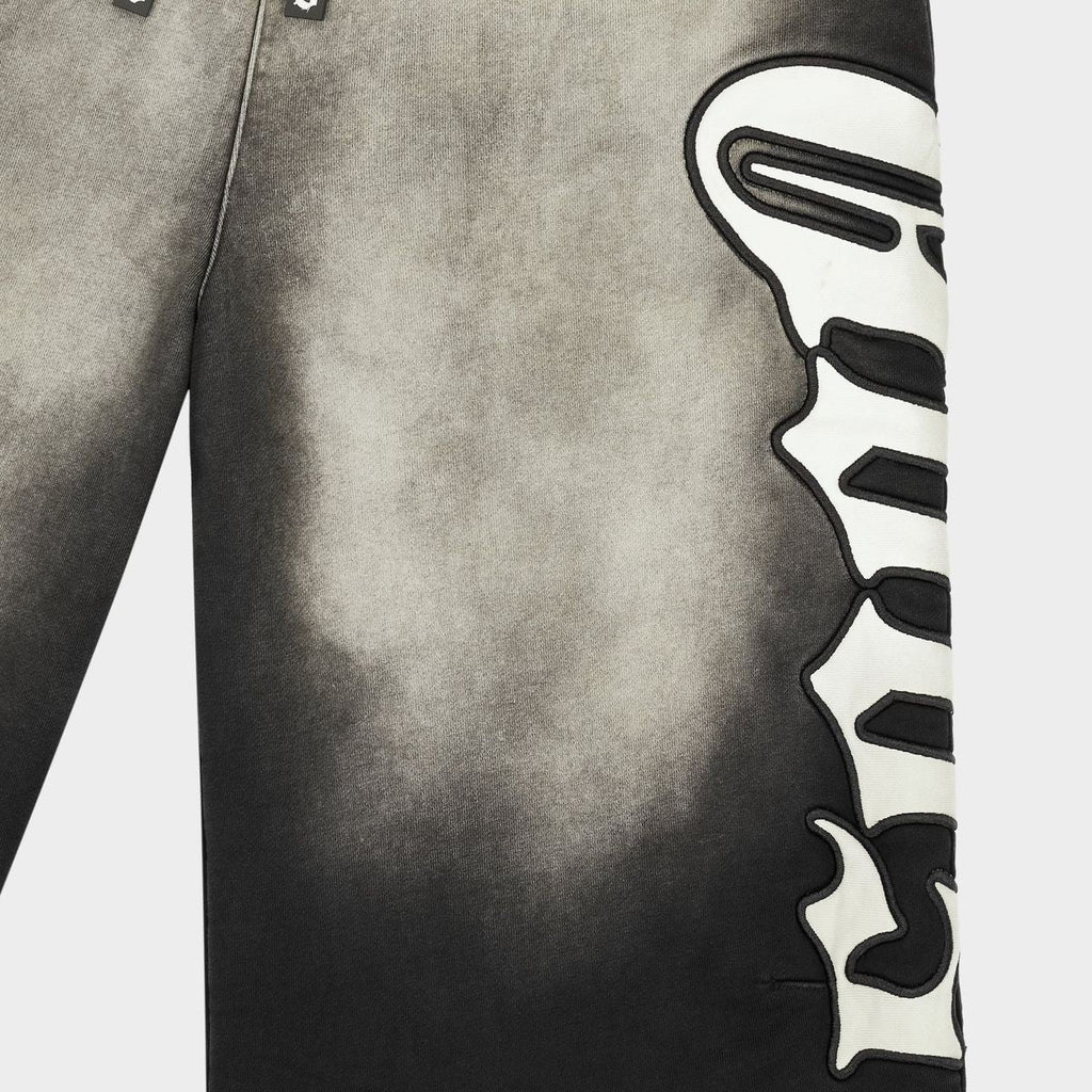 Godspeed OG Logo 3QTR Shorts Black Wash