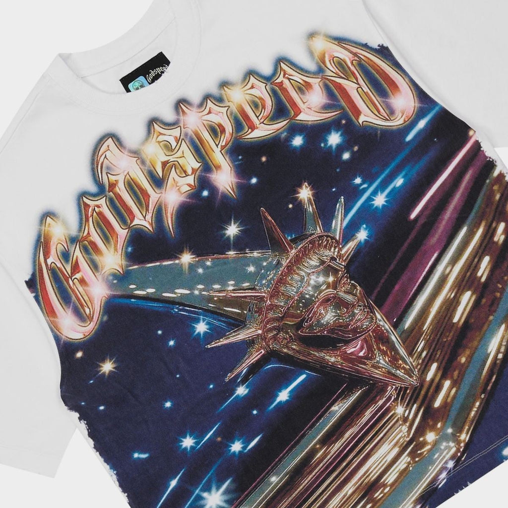 Godspeed Tee Liberty Cruiser White