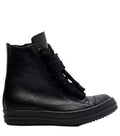 Rick Owens Mainline Jumbo Lace High Sneakers All Black