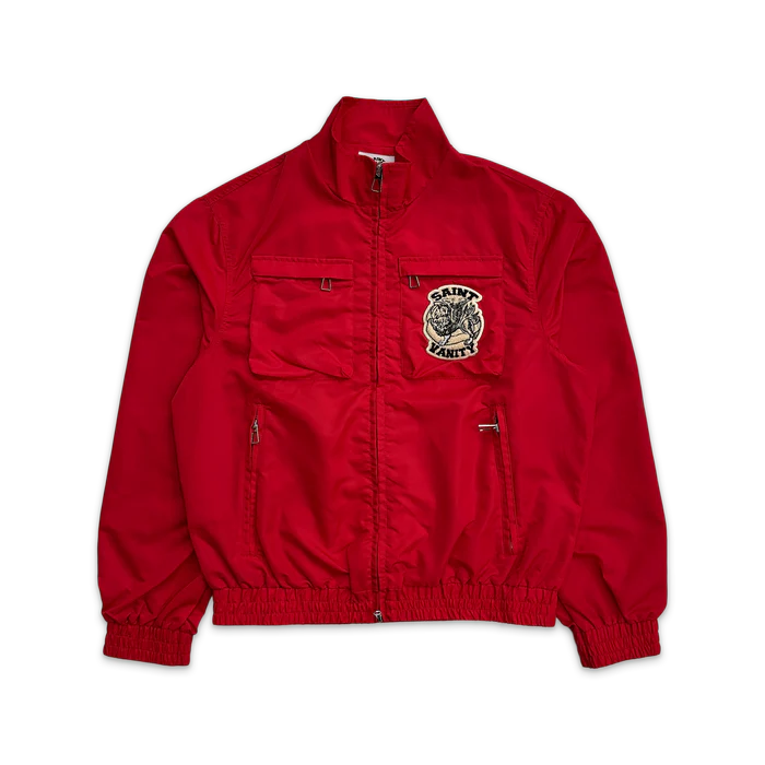 Saint Vanity Cargo Jacket Red