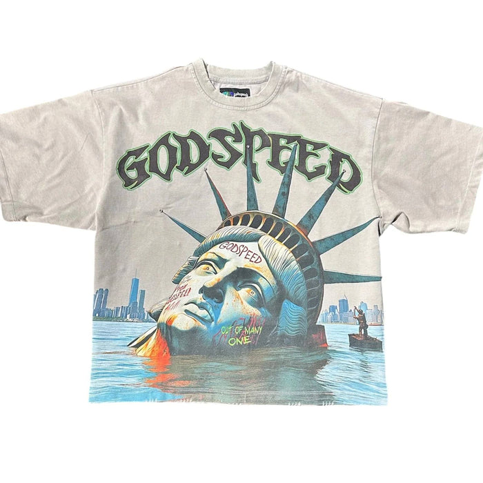 Godspeed Tee Sunken Liberty Stone