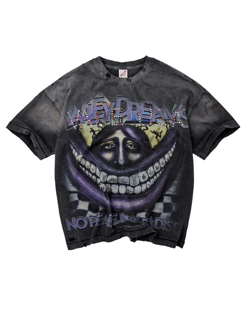 Vale Forever Tee Smiley Face Black