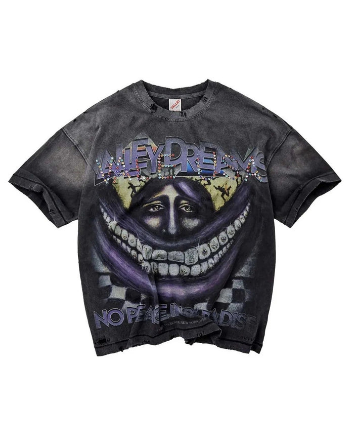 Vale Forever Tee Smiley Face Black