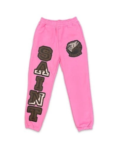 Saint Vanity Logo Sweatpants NEAPOLITAN Pink