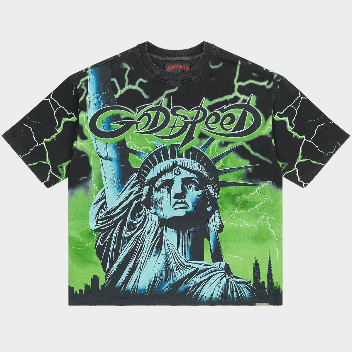 Godspeed Tee Green Voltage Boom