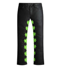 Lost Shdws Wax Pant Black Green