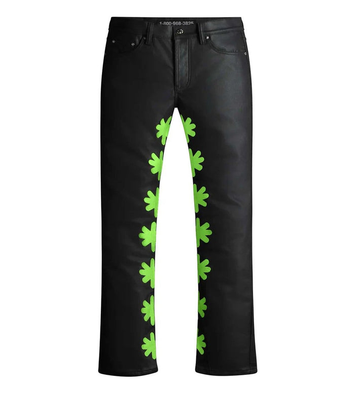 Lost Shdws Wax Pant Black Green