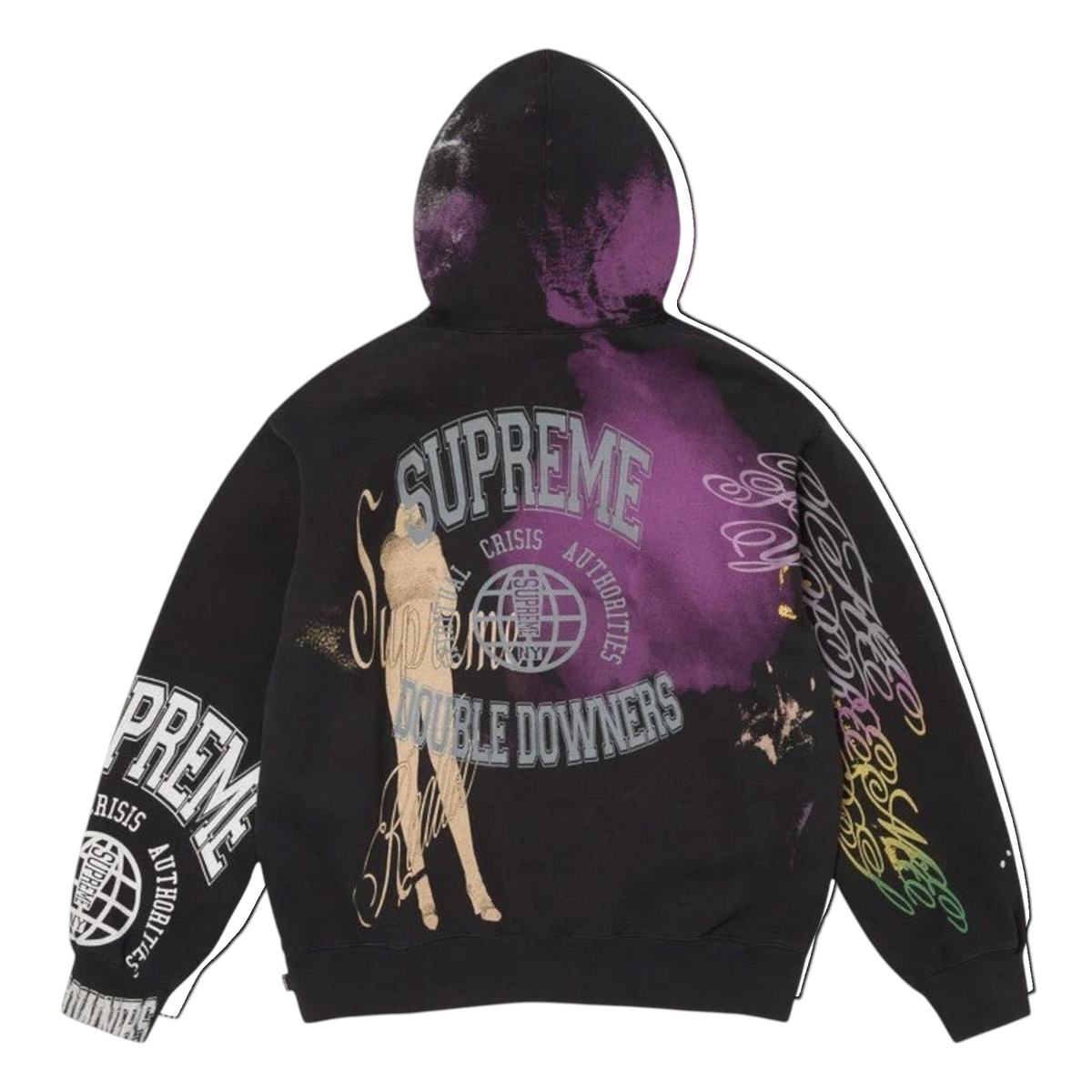 Supreme Overprint Hooded Sweatshirt