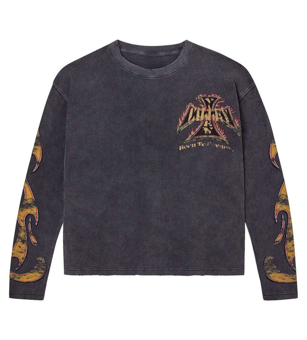 Vale Forever Tee Black Reborn Thermal Longsleeve