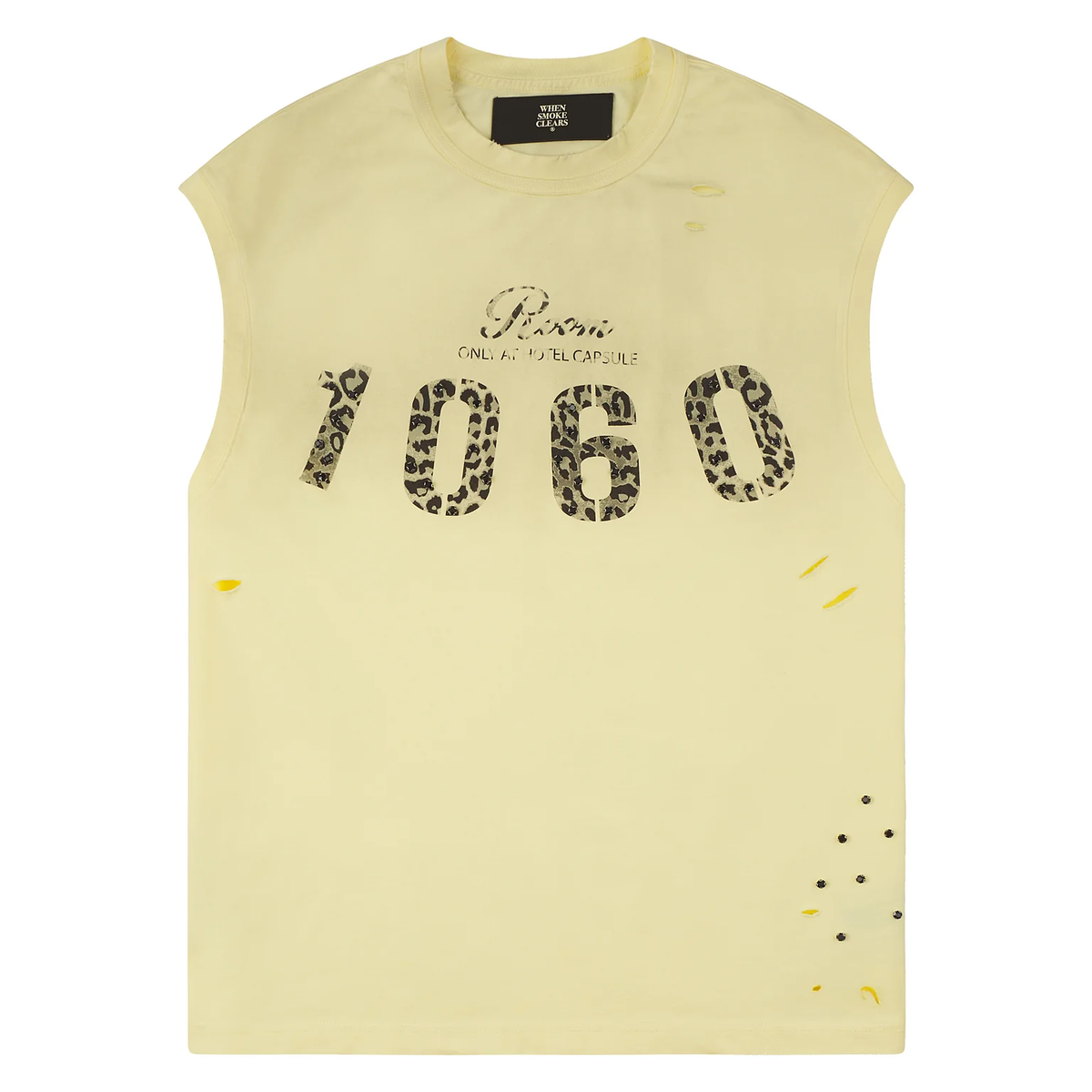 WSC Tee Room 1060 Sleeveless Wash Yellow