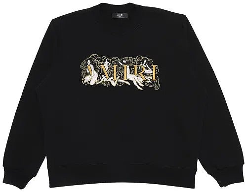 Amiri Crewneck Ladies Crew Black