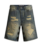 Lost Shdws Denim Short DSTRY Black