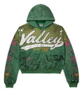 Vale Forever Inferno Zip Up Hoodie Green