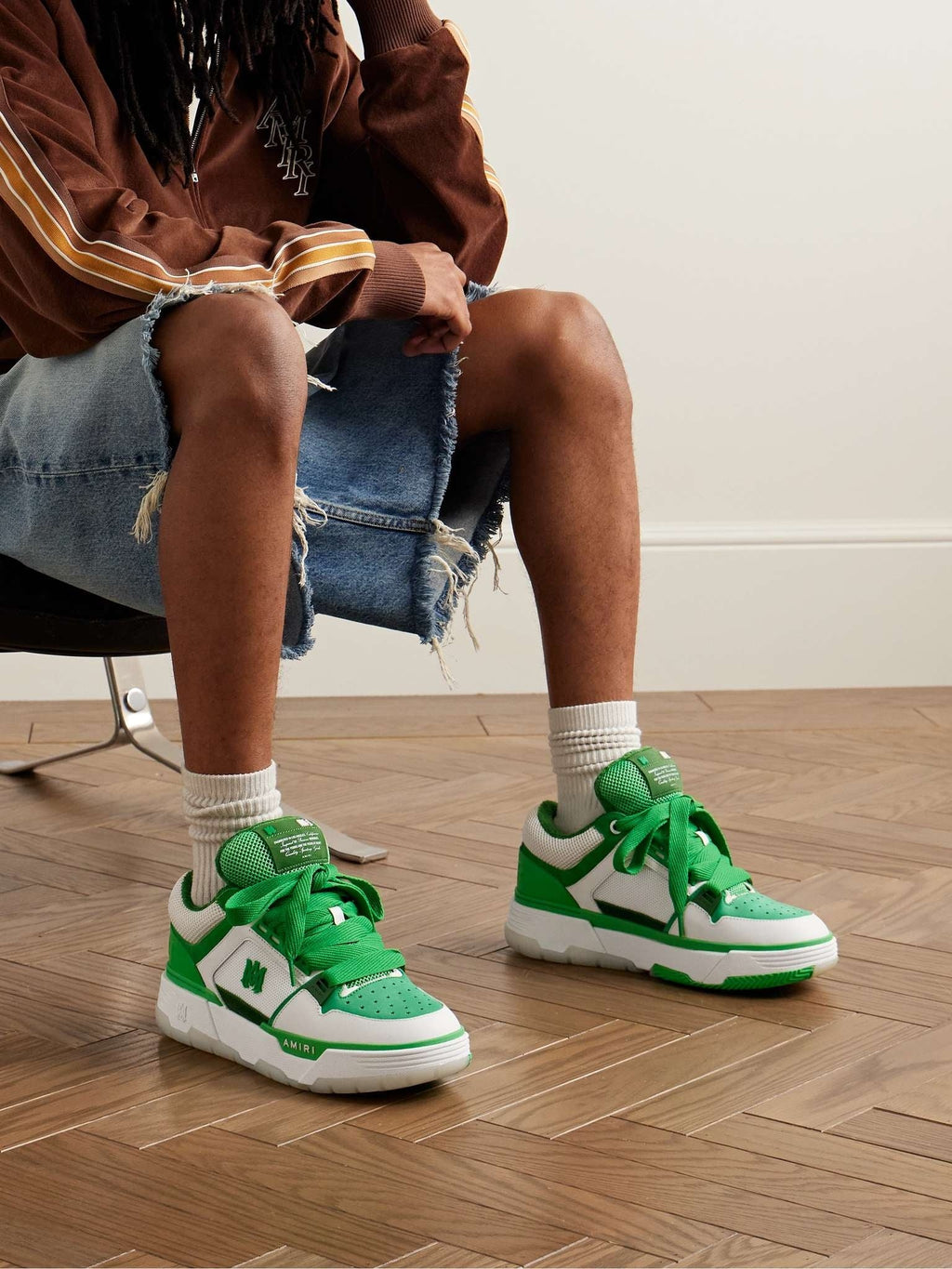 Amiri MA-1 Sneakers White Green