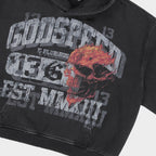 Godspeed Seeing Double Hoodie Black wash
