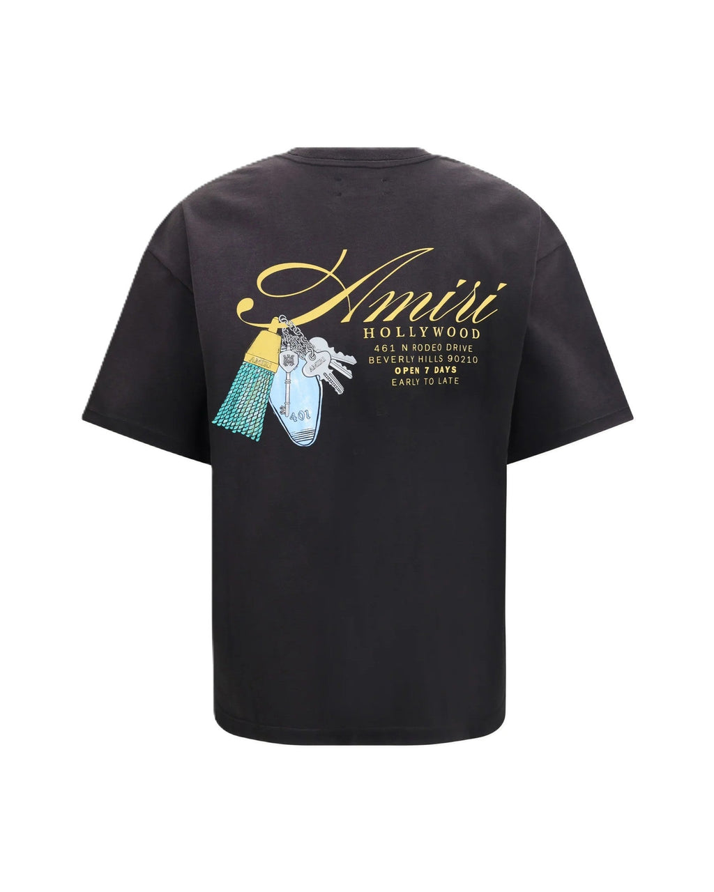 AMIRI Tee Chateau Keys Black