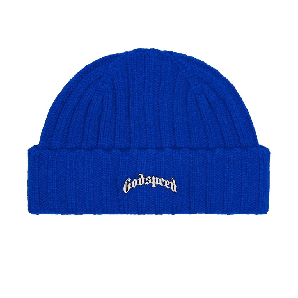 Godspeed Og Logo Emblem Beanie Cobalt Blue